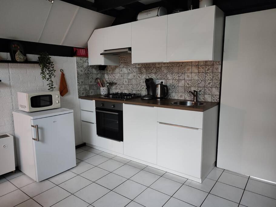 Vrijstaande Recreatiebungalow Met Slaapvide Posterholt Exteriör bild